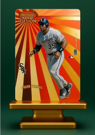 1998 Bowman's Best Mirror Image Fusion Atomic Refractor #MI1 — Frank Thomas / David Ortiz