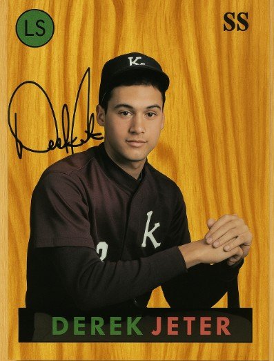 1992 Little Sun High School Prospects Autographs #NNO Derek Jeter