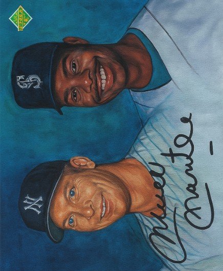 1994 Upper Deck Mickey Mantle / Ken Griffey Jr. Dual Autograph #NNO